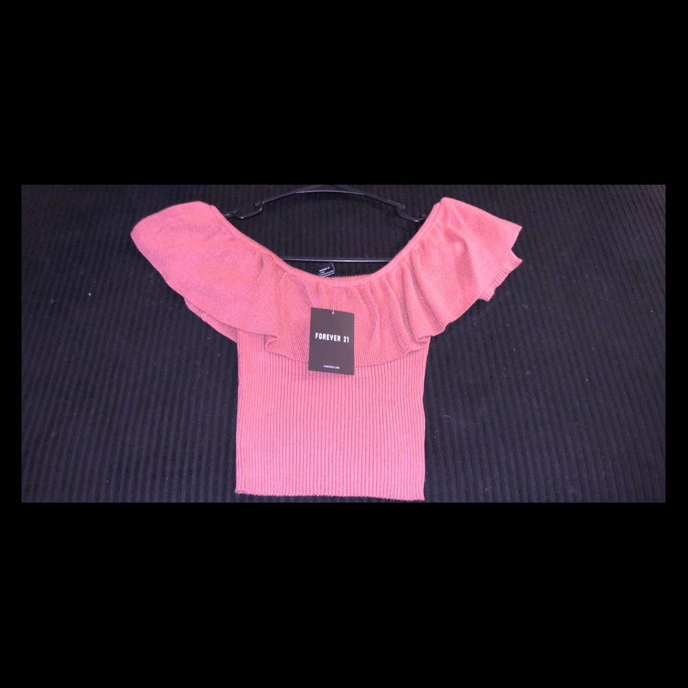 Women’s off the shoulder crop top